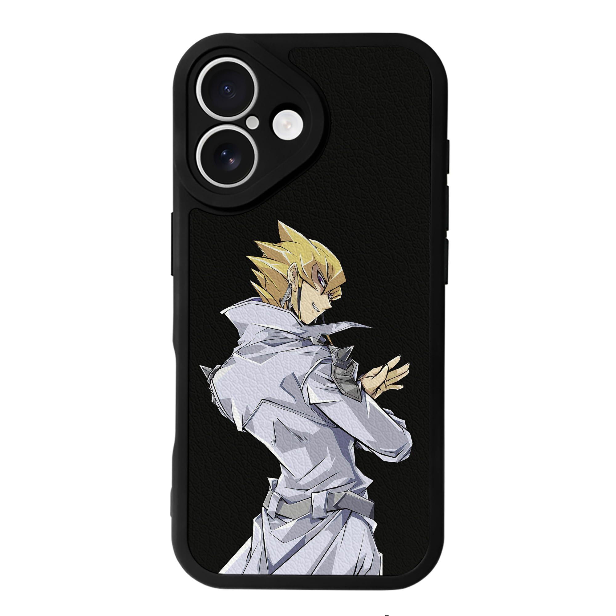 遊☆戯☆王 Yu-Gi-Oh! 【iPhone 16シリーズ対応】シリコンスマホケース（レザー調） 材質：シリコン